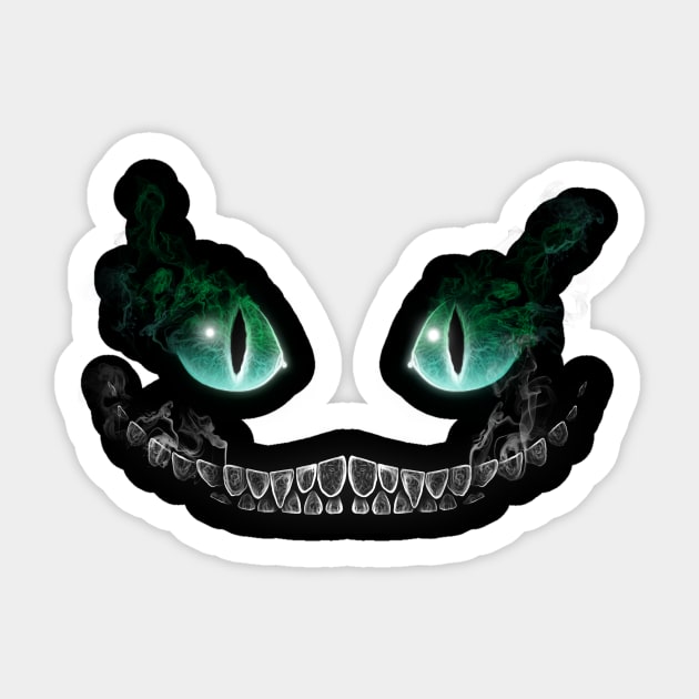 A Smile from the Shadows Sticker by drsimonbutler